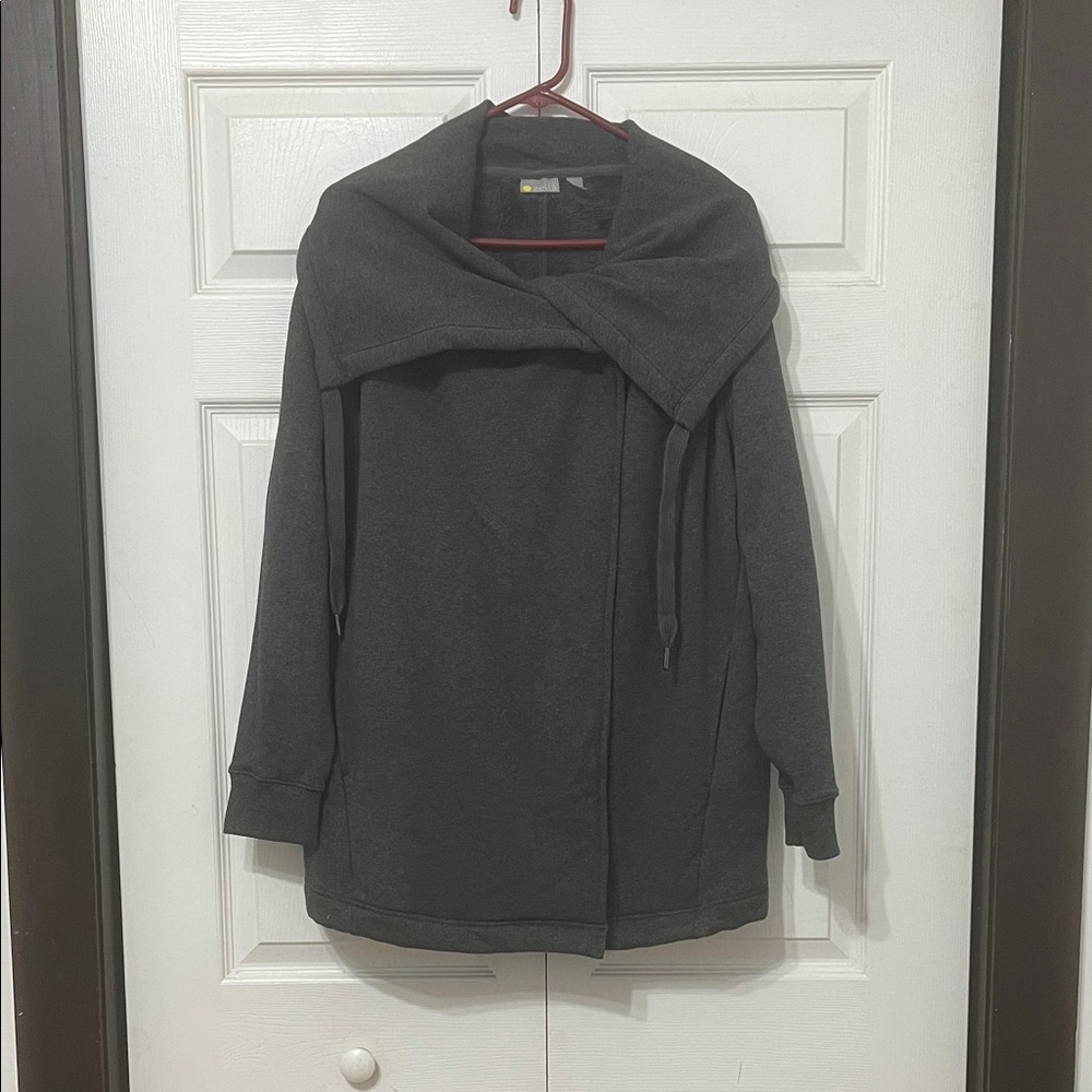 Chic Dark Gray Poncho